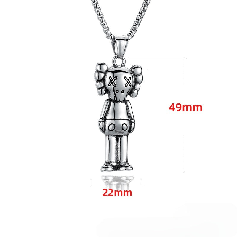 Zero- Stainless Steel KAWS Necklace