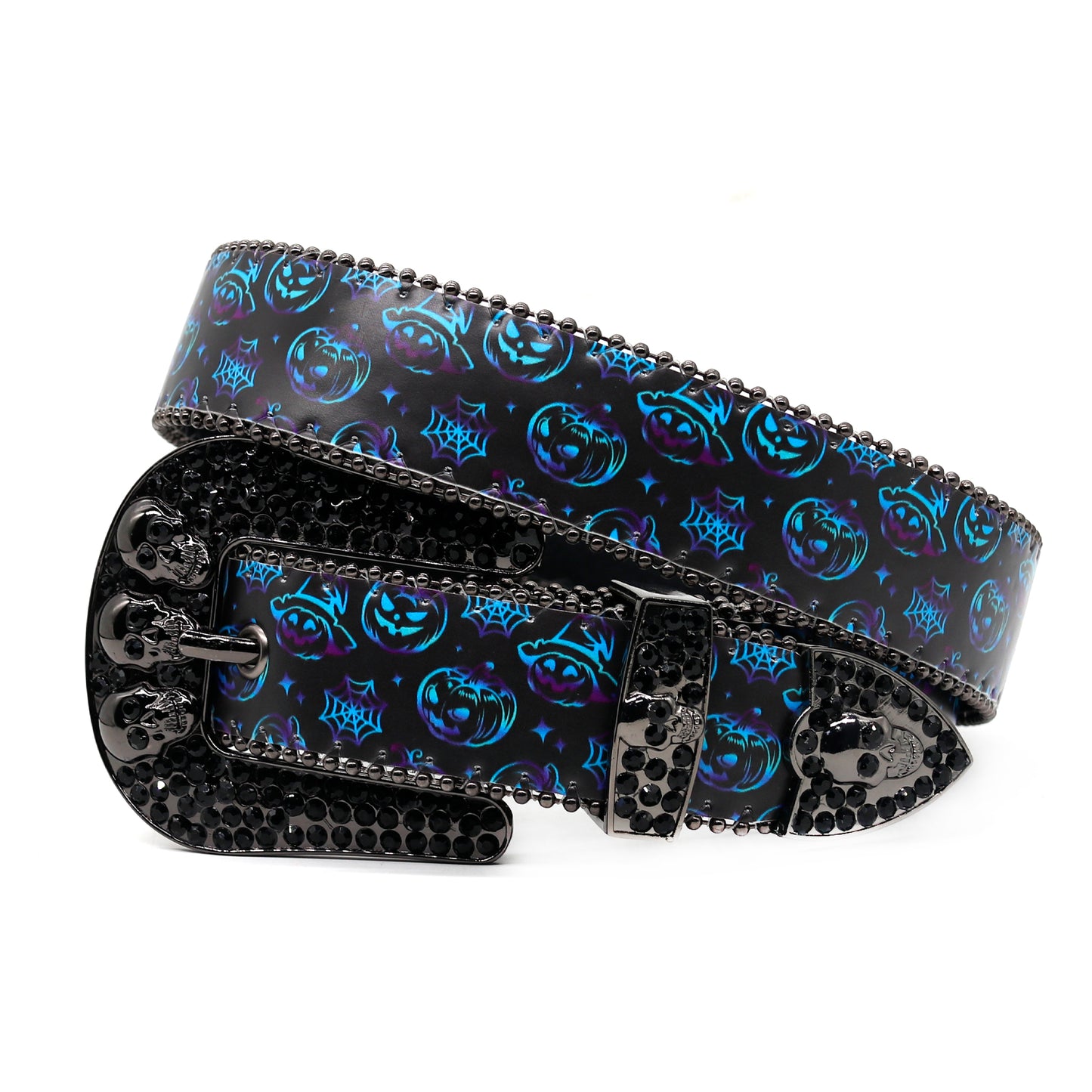 Zero-Holloween Jack-O'-Lantern Skull Belt