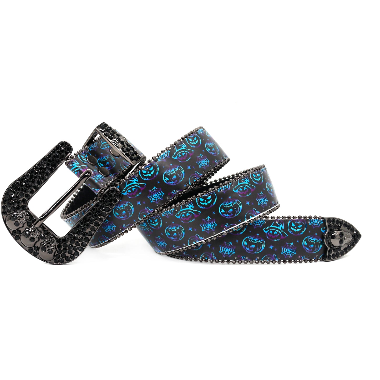 Zero-Holloween Jack-O'-Lantern Skull Belt