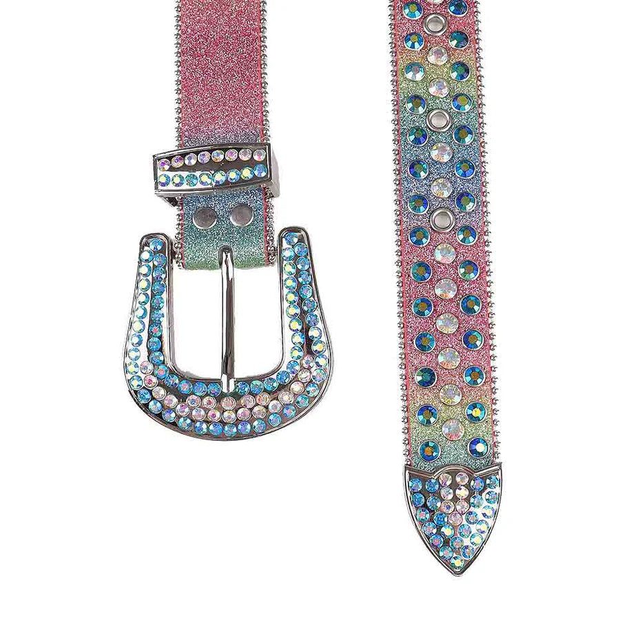 Zero-Sparkling Rhinestone Belt,Unleash Your Inner Diva