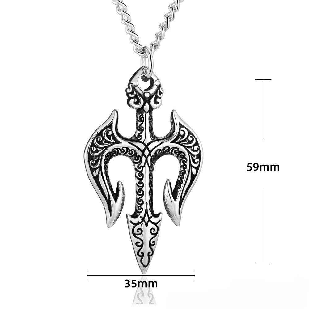 Zero-Stainless Unique Sword Necklace