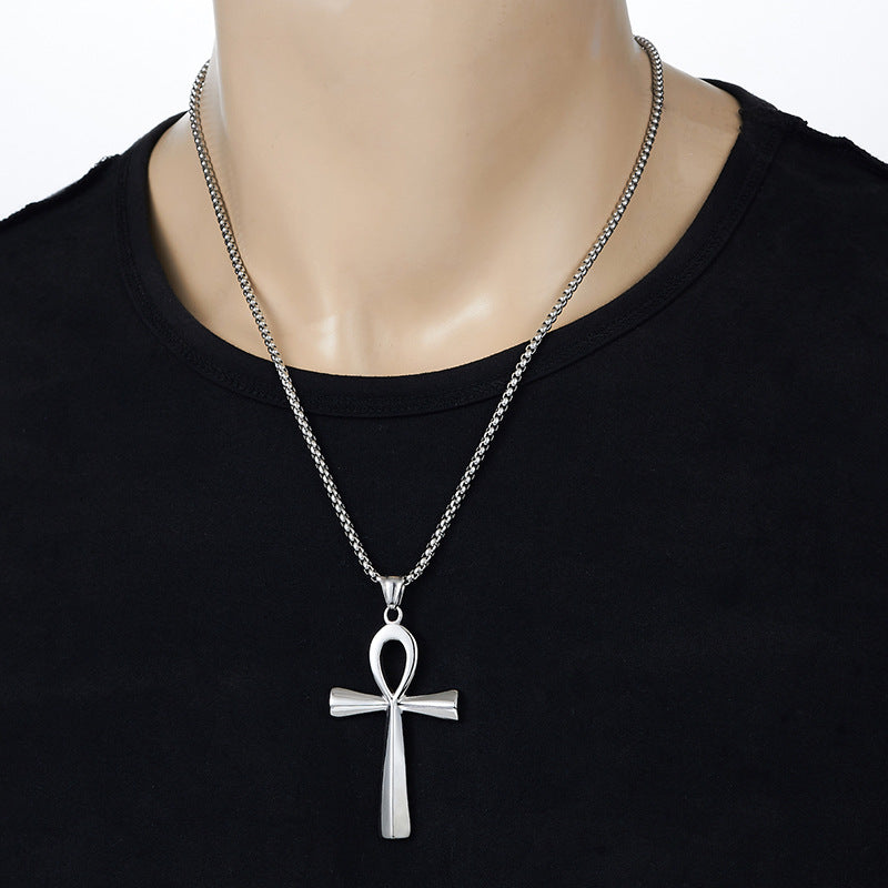 Zero-Mysterious Ancient Egyptian Ankh Necklace 