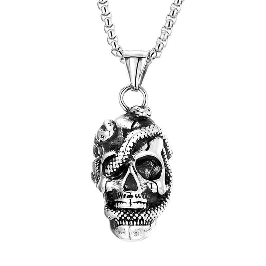 Zero-Stainless Skull Necklace