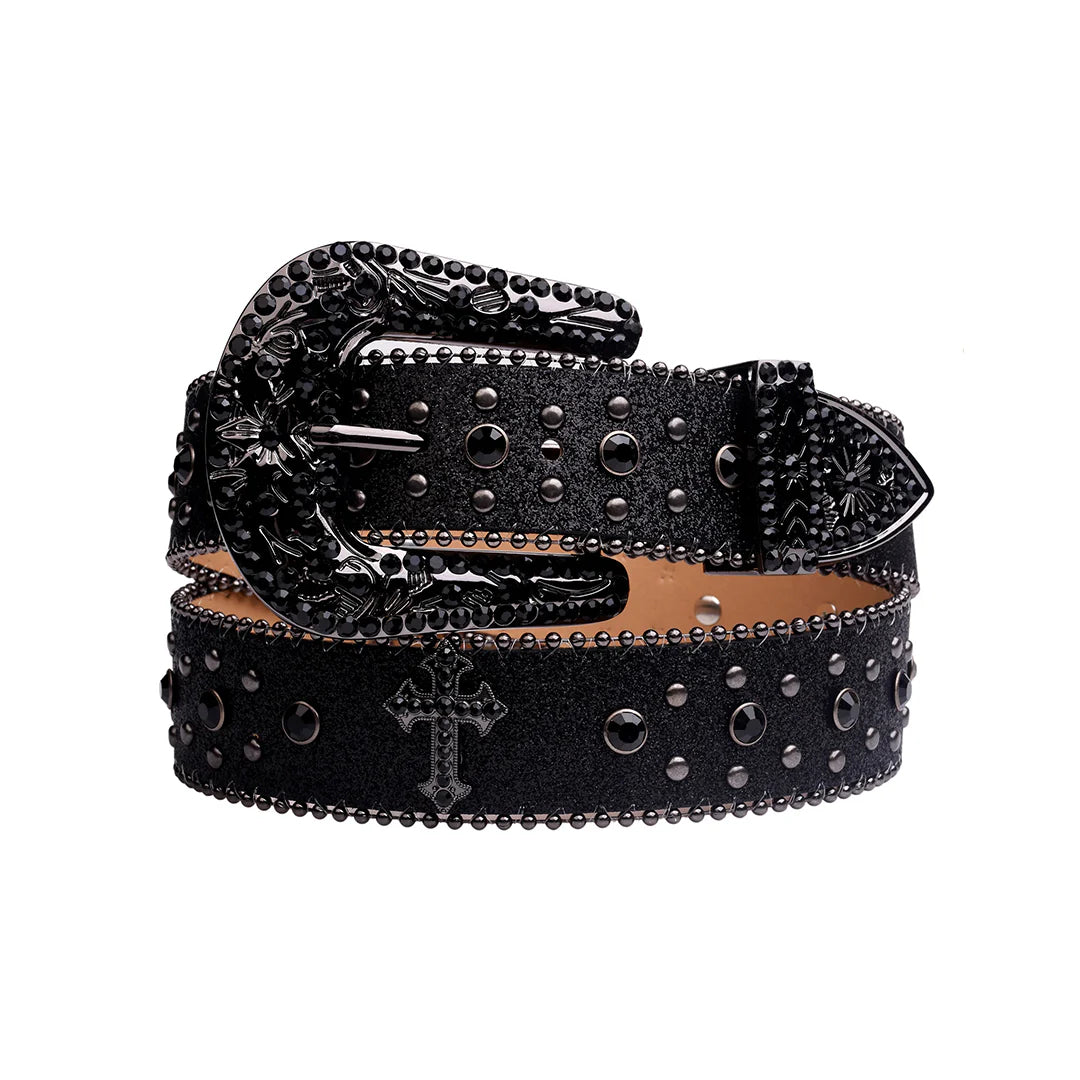 Zero-Classic Black Cross Belt
