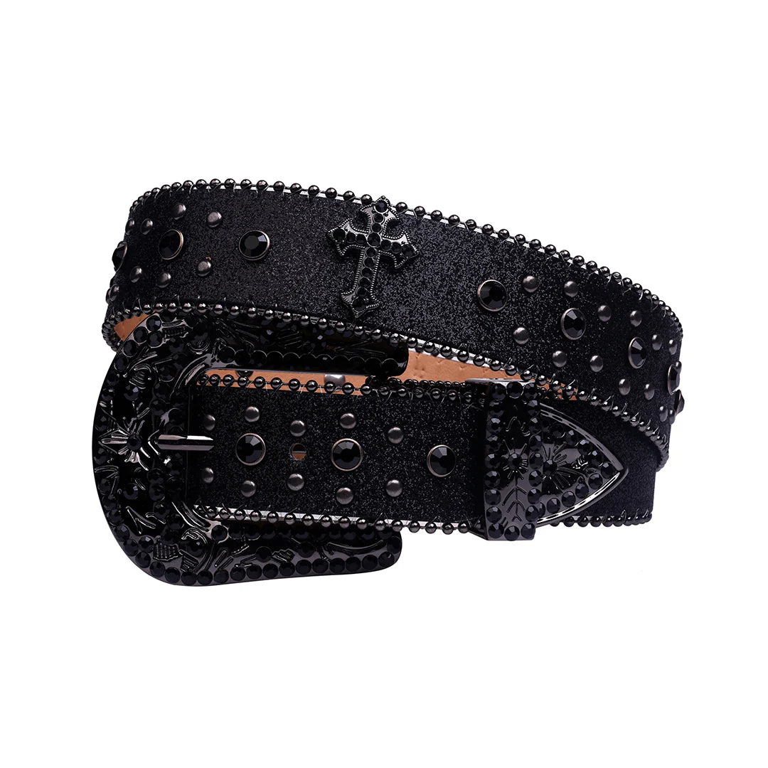 Zero-Classic Black Cross Belt