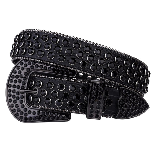 Zero- Dark Knight Rhinestone Belt