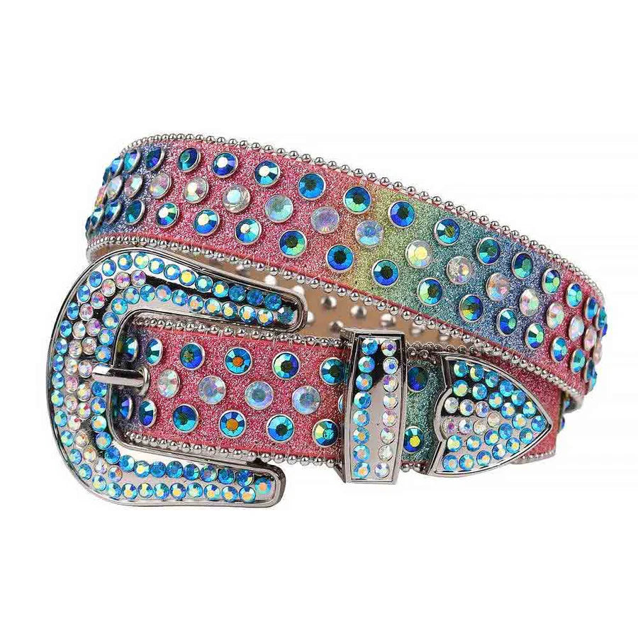 Zero-Sparkling Rhinestone Belt,Unleash Your Inner Diva