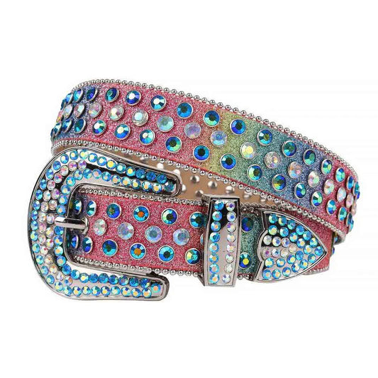 Zero-Sparkling Rhinestone Belt,Unleash Your Inner Diva